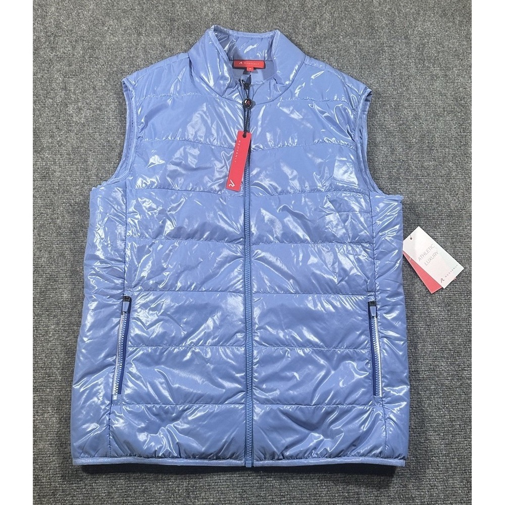 New Redvanly Golf Winslow Vest Mens Size Medium Light Blue 706C 01280624